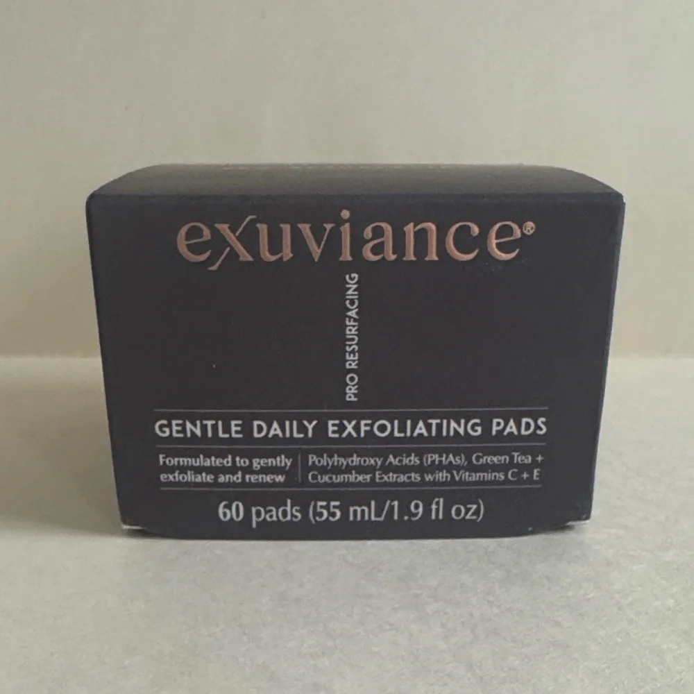 EXUVIANCE Gentle Daily Exfoliating Face Pads 60 Pads 1.9oz NIB $46